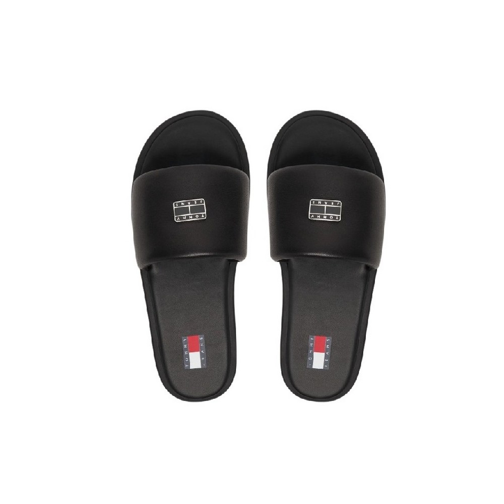 TOMMY JEANS SOFT PADDED CASUAL SLIDE ΠΑΝΤΟΦΛΑΓΥΝΑΙΚΕΙΑ BLACK