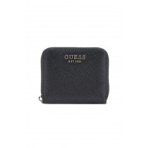 GUESS LAUREL II SLG SMALL ZIP AROUND ΠΟΡΤΟΦΟΛΙ ΓΥΝΑΙΚΕΙΟ BLACK