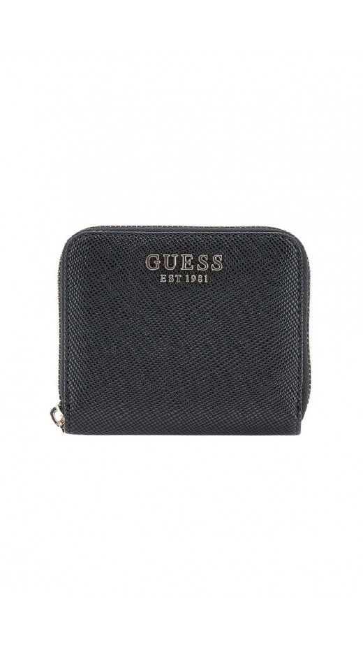 GUESS LAUREL II SLG SMALL ZIP AROUND ΠΟΡΤΟΦΟΛΙ ΓΥΝΑΙΚΕΙΟ BLACK