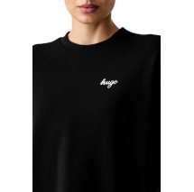 HUGO BOSS DAMASWEE SWEATSHIRT ΜΠΛΟΥΖΑ ΦΟΥΤΕΡ ΓΥΝΑΙΚΕΙΑ BLACK