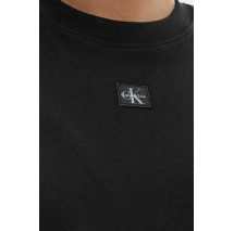 CALVIN KLEIN JEANS WOVEN LABEL OVERSIZED TEE DRESS ΦΟΡΕΜΑ ΓΥΝΑΙΚΕΙΟ BLACK