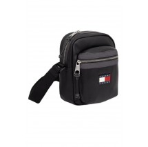 TOMMY JEANS ELEVATED PU REPORTER ΤΣΑΝΤΑ ΑΝΔΡΙΚΗ BLACK