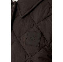 CALVIN KLEIN JEANS ULW SHORT SEASONAL QUILTED LINER ΜΠΟΥΦΑΝ ΓΥΝΑΙΚΕΙΟ COFFEE