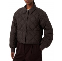 CALVIN KLEIN JEANS ULW SHORT SEASONAL QUILTED LINER ΜΠΟΥΦΑΝ ΓΥΝΑΙΚΕΙΟ COFFEE