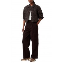 CALVIN KLEIN JEANS ULW SHORT SEASONAL QUILTED LINER ΜΠΟΥΦΑΝ ΓΥΝΑΙΚΕΙΟ COFFEE