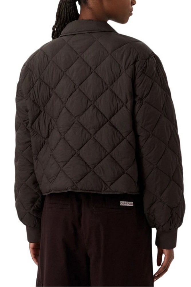 CALVIN KLEIN JEANS ULW SHORT SEASONAL QUILTED LINER ΜΠΟΥΦΑΝ ΓΥΝΑΙΚΕΙΟ COFFEE