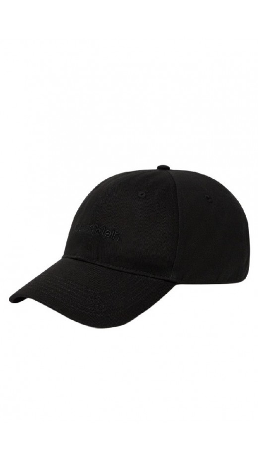 CALVIN KLEIN LOGO EMBROIDERY BASEBALL CAP ΚΑΠΕΛΟ ΑΝΔΡΙΚΟ BLACK