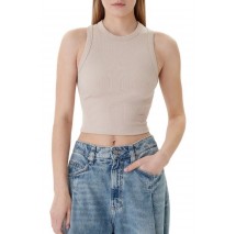 GUESS EDIE TANK ΤΟΠ ΓΥΝΑΙΚΕΙΟ BEIGE