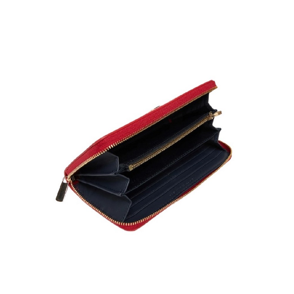 TOMMY HILFIGER ICON LRG ZA ΠΟΡΤΟΦΟΛΙ ΓΥΝΑΙΚΕΙΟ RED
