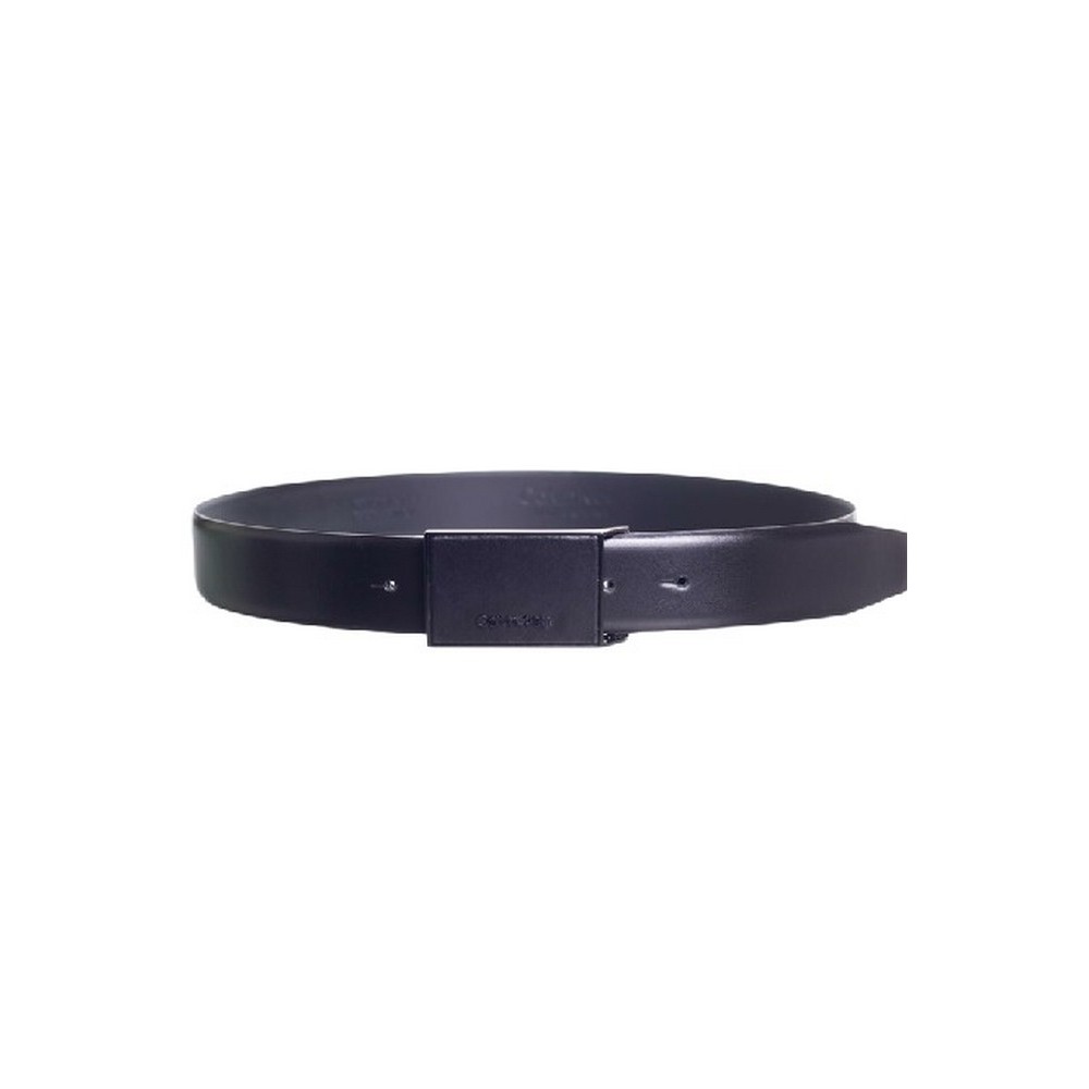 CALVIN KLEIN JEANS LEATHER INLAY PAYQUE 35MM ΖΩΝΗ ΑΝΔΡΙΚΗ BLACK