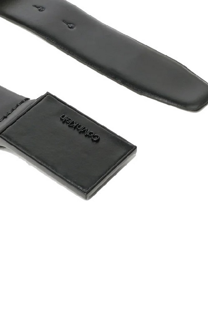 CALVIN KLEIN JEANS LEATHER INLAY PAYQUE 35MM ΖΩΝΗ ΑΝΔΡΙΚΗ BLACK