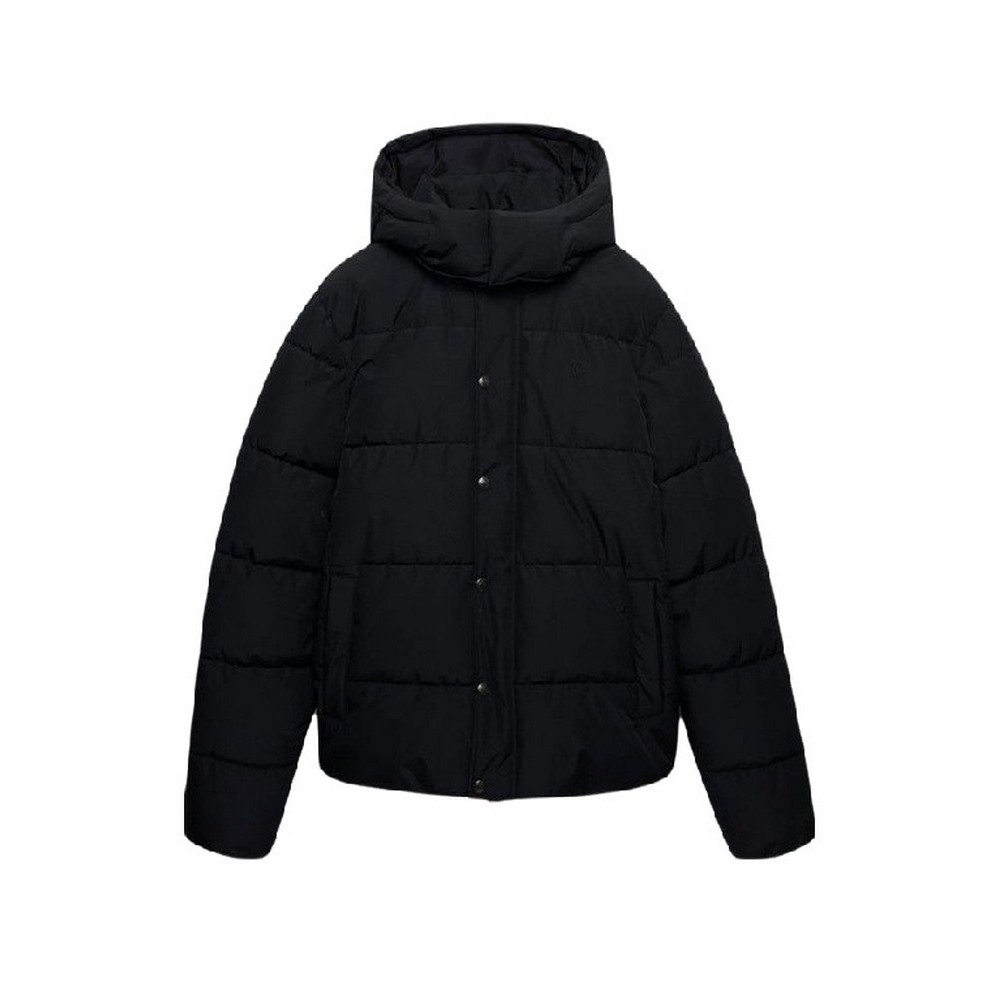 SUPERDRY PREMIUM HOOD PUFFER JKT ΜΠΟΥΦΑΝ ΑΝΔΡΙΚΟ BLACK