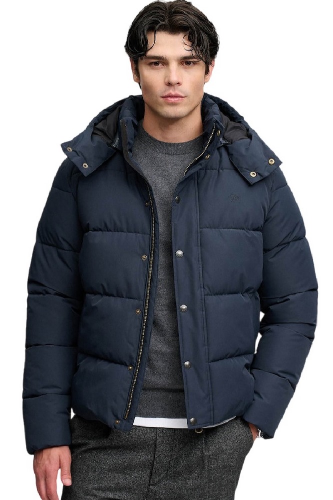SUPERDRY PREMIUM HOOD PUFFER JKT ΜΠΟΥΦΑΝ ΑΝΔΡΙΚΟ ECLIPSE NAVY