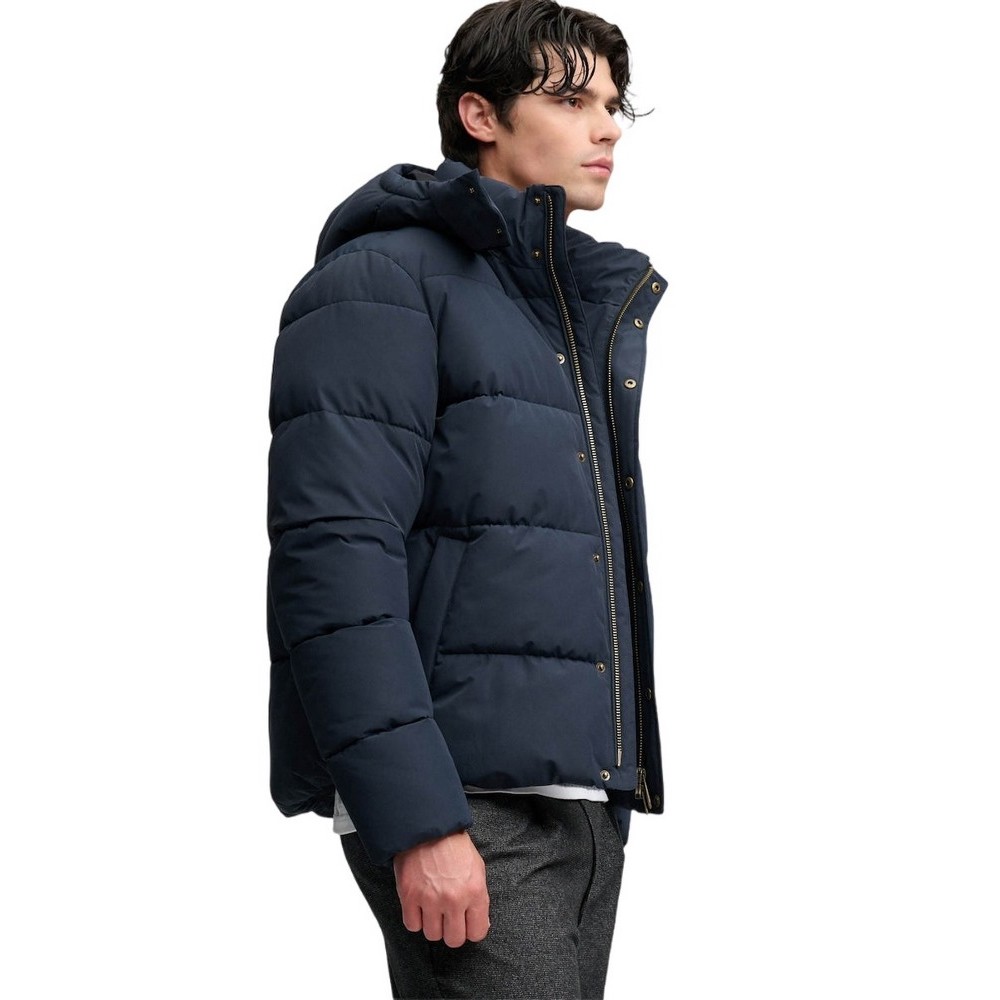 SUPERDRY PREMIUM HOOD PUFFER JKT ΜΠΟΥΦΑΝ ΑΝΔΡΙΚΟ ECLIPSE NAVY