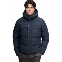 SUPERDRY PREMIUM HOOD PUFFER JKT ΜΠΟΥΦΑΝ ΑΝΔΡΙΚΟ ECLIPSE NAVY
