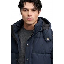 SUPERDRY PREMIUM HOOD PUFFER JKT ΜΠΟΥΦΑΝ ΑΝΔΡΙΚΟ ECLIPSE NAVY