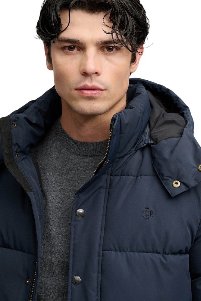SUPERDRY PREMIUM HOOD PUFFER JKT ΜΠΟΥΦΑΝ ΑΝΔΡΙΚΟ ECLIPSE NAVY