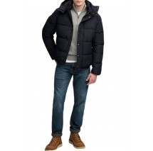 SUPERDRY PREMIUM HOOD PUFFER JKT ΜΠΟΥΦΑΝ ΑΝΔΡΙΚΟ BLACK