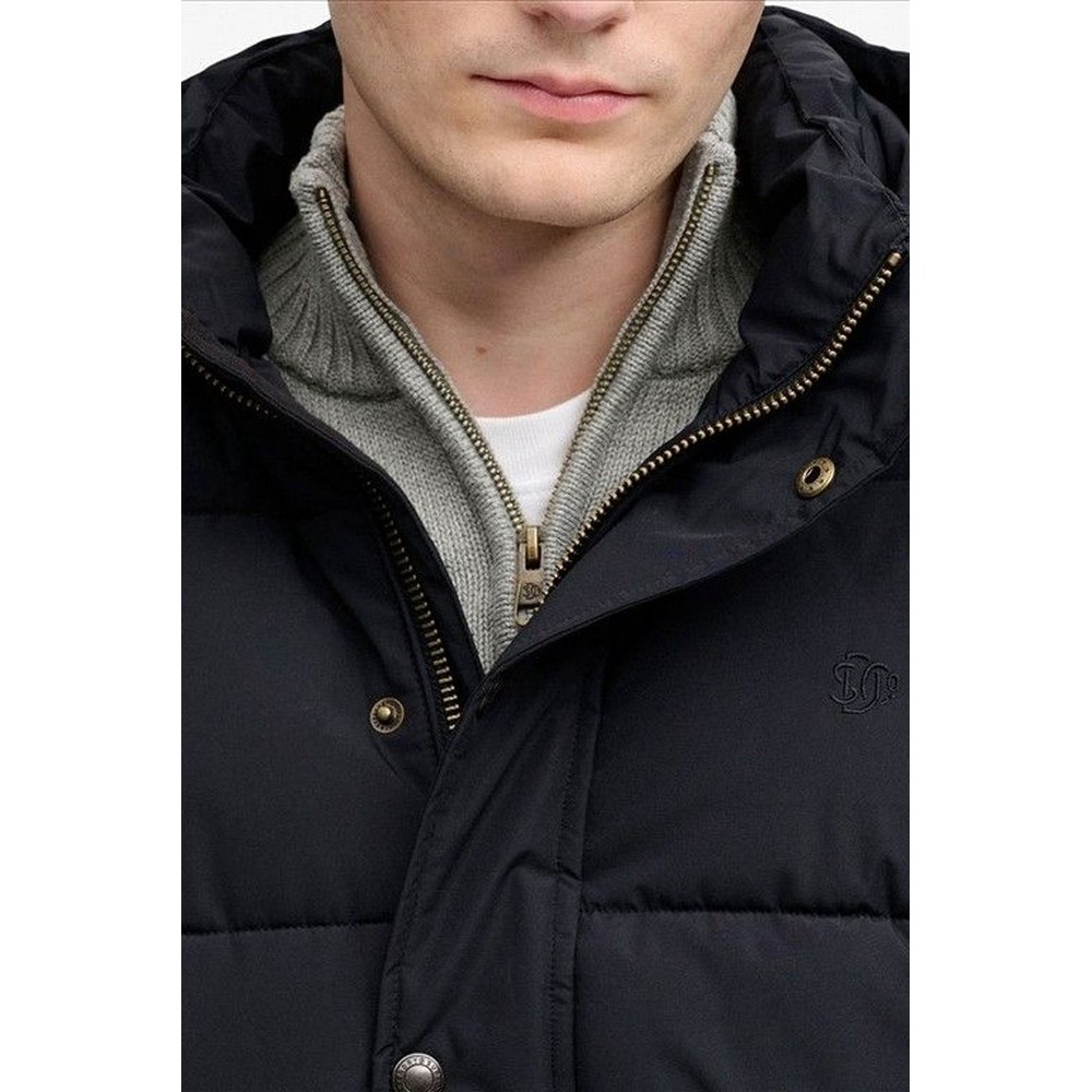 SUPERDRY PREMIUM HOOD PUFFER JKT ΜΠΟΥΦΑΝ ΑΝΔΡΙΚΟ BLACK