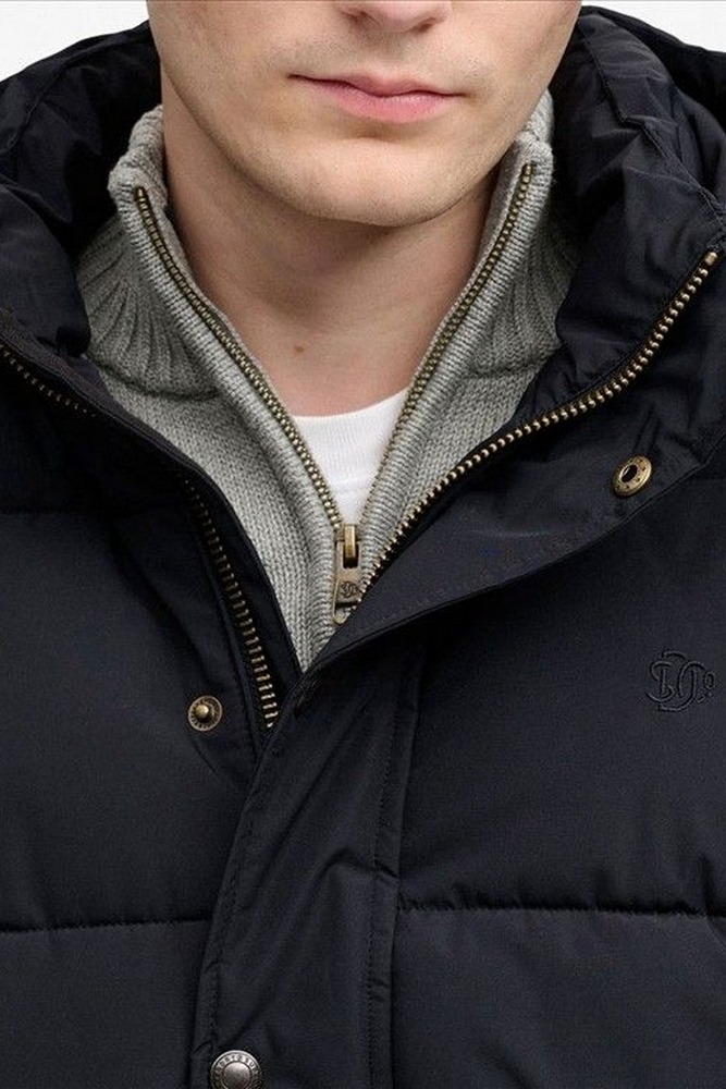 SUPERDRY PREMIUM HOOD PUFFER JKT ΜΠΟΥΦΑΝ ΑΝΔΡΙΚΟ BLACK