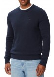 TOMMY JEANS SLIM ESS LIGHT SWEATER EXT ΠΛΕΚΤΗ ΜΠΛΟΥΖΑ ΑΝΔΡΙΚΗ NAVY