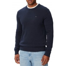 TOMMY JEANS SLIM ESS LIGHT SWEATER EXT ΠΛΕΚΤΗ ΜΠΛΟΥΖΑ ΑΝΔΡΙΚΗ NAVY