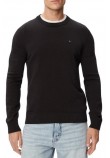TOMMY JEANS SLIM ESS LIGHT SWEATER EXT ΠΛΕΚΤΗ ΜΠΛΟΥΖΑ ΑΝΔΡΙΚΗ BLACK