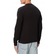 TOMMY JEANS SLIM ESS LIGHT SWEATER EXT ΠΛΕΚΤΗ ΜΠΛΟΥΖΑ ΑΝΔΡΙΚΗ BLACK