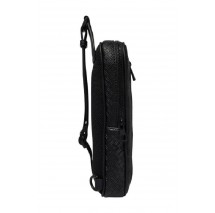 TOMMY HILFIGER EMBOSSED FLAG SLING BAG ΤΣΑΝΤΑ ΑΝΔΡΙΚΗ BLACK
