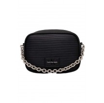CALVIN KLEIN SCULPTED CAMERA BAG18 W/GHAIN ΤΣΑΝΤΑ ΓΥΝΑΙΚΕΙΑ BLACK