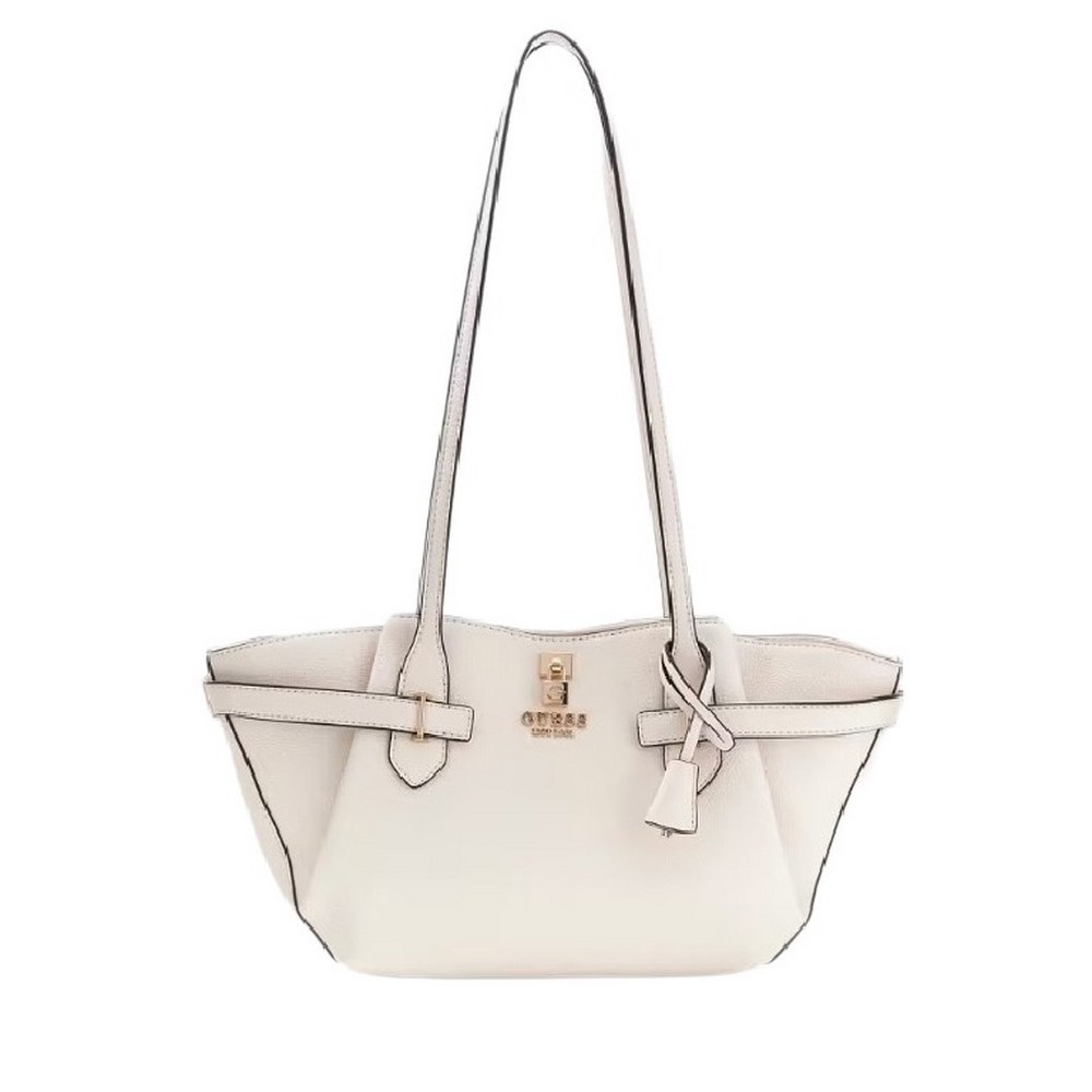GUESS YESBA GRLFRND SHOULDER SATCHEL ΤΣΑΝΤΑ ΓΥΝΑΙΚΕΙΑ OFF WHITE