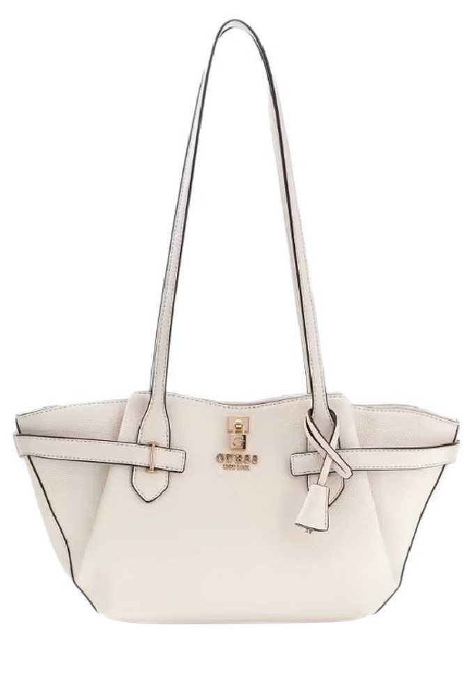 GUESS YESBA GRLFRND SHOULDER SATCHEL ΤΣΑΝΤΑ ΓΥΝΑΙΚΕΙΑ OFF WHITE