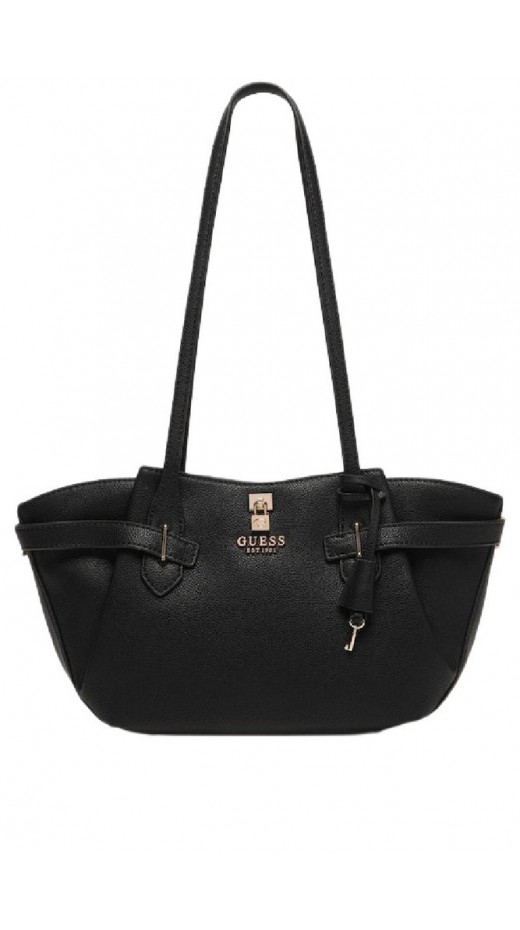 GUESS YESBA GRLFRND SHOULDER SATCHEL ΤΣΑΝΤΑ ΓΥΝΑΙΚΕΙΑ BLACK