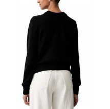 HUGO BOSS SAJE B SWEATER ΜΠΛΟΥΖΑ ΠΛΕΚΤΗ ΓΥΝΑΙΚΕΙΑ BLACK