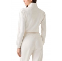 GUESS CALISTA 4G FULL ZIP ΖΑΚΕΤΑ ΦΟΥΤΕΡ ΓΥΝΑΙΚΕΙΑ OFF WHITE