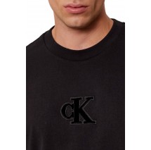 CALVIN KLEIN JEANS SS GIFT GIVING 20S EASY TEE T-SHIRT ΜΠΛΟΥΖΑ ΑΝΔΡΙΚΗ BLACK