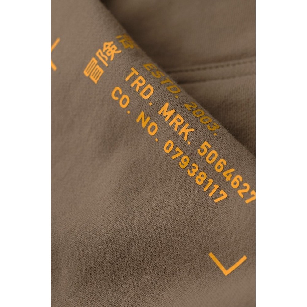 SUPERDRY D3 SDCD UTILITY SPORT LOGO LOOSE HOOD ΜΠΛΟΥΖΑ ΦΟΥΤΕΡ ΑΝΔΡΙΚΗ BROWN