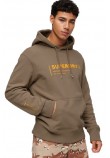 SUPERDRY UTILITY SPORT LOGO ΜΠΛΟΥΖΑ ΦΟΥΤΕΡ ΑΝΔΡΙΚΗ BROWN