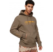 SUPERDRY UTILITY SPORT LOGO ΜΠΛΟΥΖΑ ΦΟΥΤΕΡ ΑΝΔΡΙΚΗ BROWN