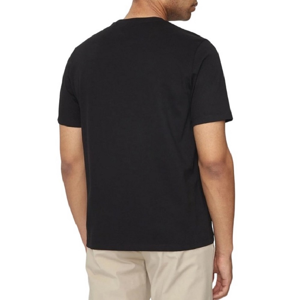GUESS CN PATCH TEE T-SHIRT ΜΠΛΟΥΖΑ ΑΝΔΡΙΚΗ BLACK