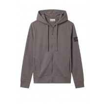 CALVIN KLEIN JEANS LS EU 350TERRY BADGE FZ HOODIE ΖΑΚΕΤΑ ΦΟΥΤΕΡ ΑΝΔΡΙΚΗ STEEL GRAY