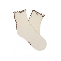 UGG KARSYN LETTUCE EDGE QUARTER II ΜΕΣΑΙΕΣ ΚΑΛΤΣΕΣ ΓΥΝΑΙΚΕΙΕΣ VANILLA