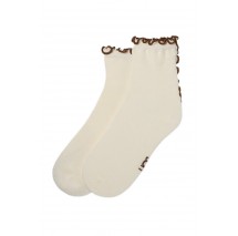 UGG KARSYN LETTUCE EDGE QUARTER II ΜΕΣΑΙΕΣ ΚΑΛΤΣΕΣ ΓΥΝΑΙΚΕΙΕΣ VANILLA