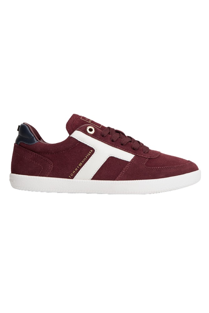 TOMMY HILFIGER TRIBECA SNEAKER SUEDE ΠΑΠΟΥΤΣΙ ΓΥΝΑΙΚΕΙΟ BORDEAUX