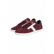 TOMMY HILFIGER TRIBECA SNEAKER SUEDE ΠΑΠΟΥΤΣΙ ΓΥΝΑΙΚΕΙΟ BORDEAUX
