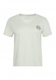 CALVIN KLEIN JEANS SS VNECK GRAPHIC T-SHIRT ΜΠΛΟΥΖΑ ΓΥΝΑΙΚΕΙΑ MINT