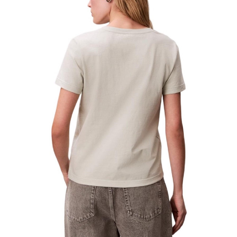 CALVIN KLEIN JEANS SS VNECK GRAPHIC T-SHIRT ΜΠΛΟΥΖΑ ΓΥΝΑΙΚΕΙΑ MINT
