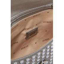 GUESS ZALINA FLAP CLUTCH ΤΣΑΝΤΑ ΓΥΝΑΙΚΕΙΑ SILVER