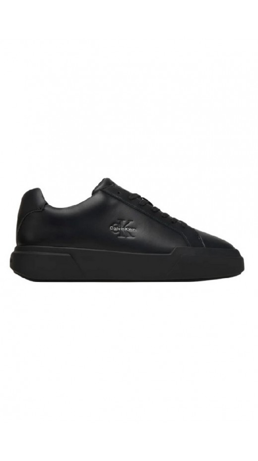 CALVIN KLEIN  CHUNKY CUPSOLE LACEUP LTH ΠΑΠΟΥΤΣΙ ΑΝΔΡΙΚΟ BLACK