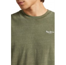 PEPE JEANS LONDON JACKO T-SHIRT ΜΠΛΟΥΖΑ ΑΝΔΡΙΚΗ GREEN